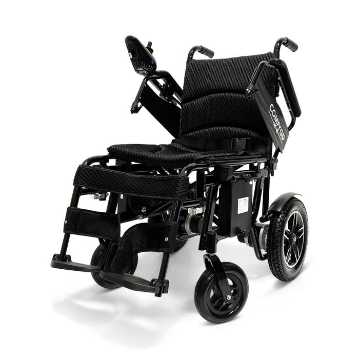 ComfyGO X6 Lightweight Foldable Electric Wheelchair | Airline Approved | 310lb Capacity | 13 Mile Range | 4 MPH Speed