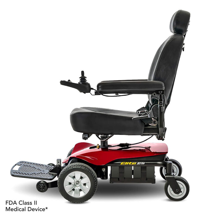 Pride Jazzy Elite ES Front-Wheel Power Wheelchair | 300 lb Capacity | 15 Mile Range | 20” Wide Seat