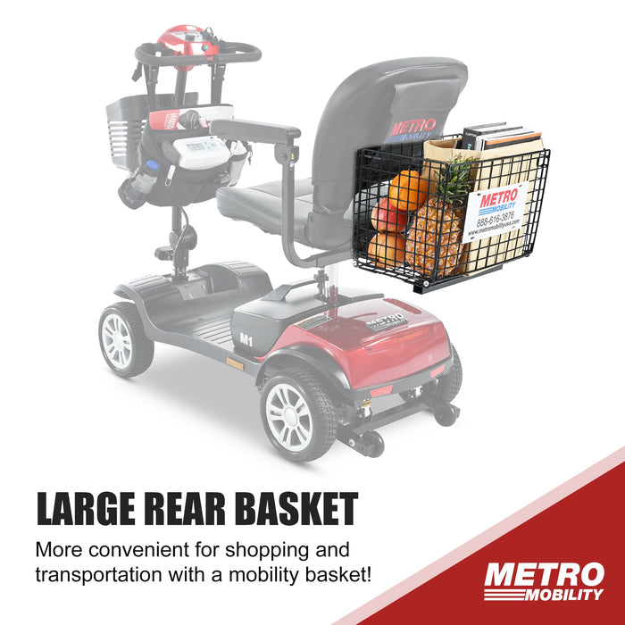 Metro Mobility M1 4-Wheel Mobility Scooter | 300lb Capacity | 10 Mile Range | 4.97 MPH | Rear Suspension