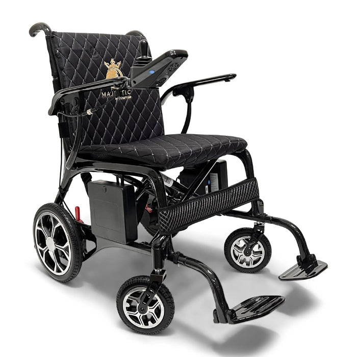 ComfyGO X7 Lightweight Foldable Electric Wheelchair | 265lb Capacity | 19 Mile Range | Airline Approved