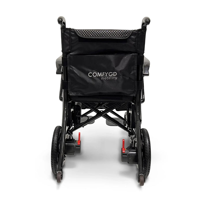 ComfyGo Phoenix Carbon Fiber Electric Wheelchair | Airline Approved | 240lb Capacity | 15.5 Mile Range | 4 MPH Speed