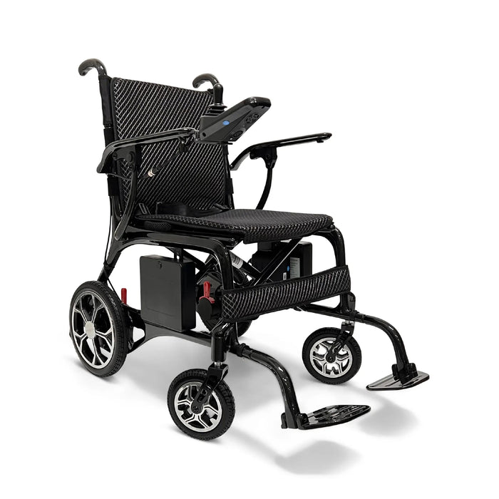 ComfyGO X7 Lightweight Foldable Electric Wheelchair | 265lb Capacity | 19 Mile Range | Airline Approved