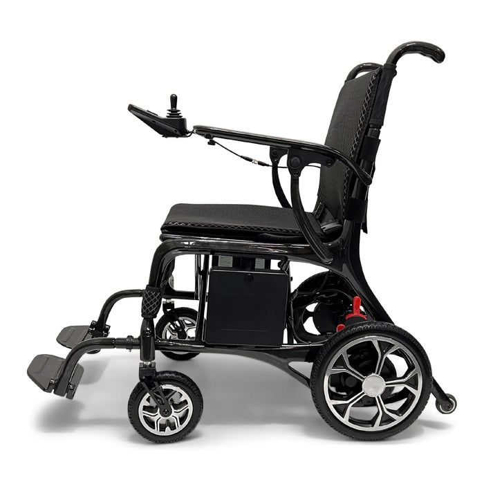 ComfyGo Phoenix Carbon Fiber Electric Wheelchair | Airline Approved | 240lb Capacity | 15.5 Mile Range | 4 MPH Speed