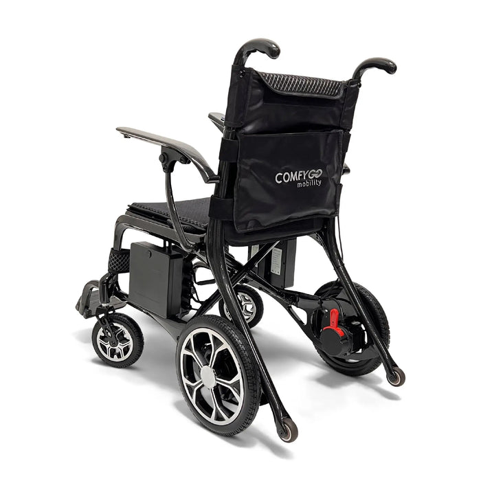 ComfyGO X7 Lightweight Foldable Electric Wheelchair | 265lb Capacity | 19 Mile Range | Airline Approved