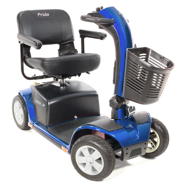 Pride Victory 10 4-Wheel Heavy Duty Mobility Scooter | 400lb Capacity | 15.5 Mile Range | 5.3 MPH Speed