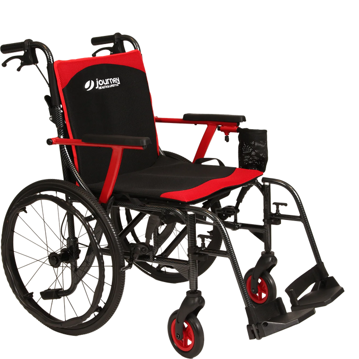 Journey So Lite C2 Ultra Lightweight Wheelchair | 250lb Capacity | Dual Braking System