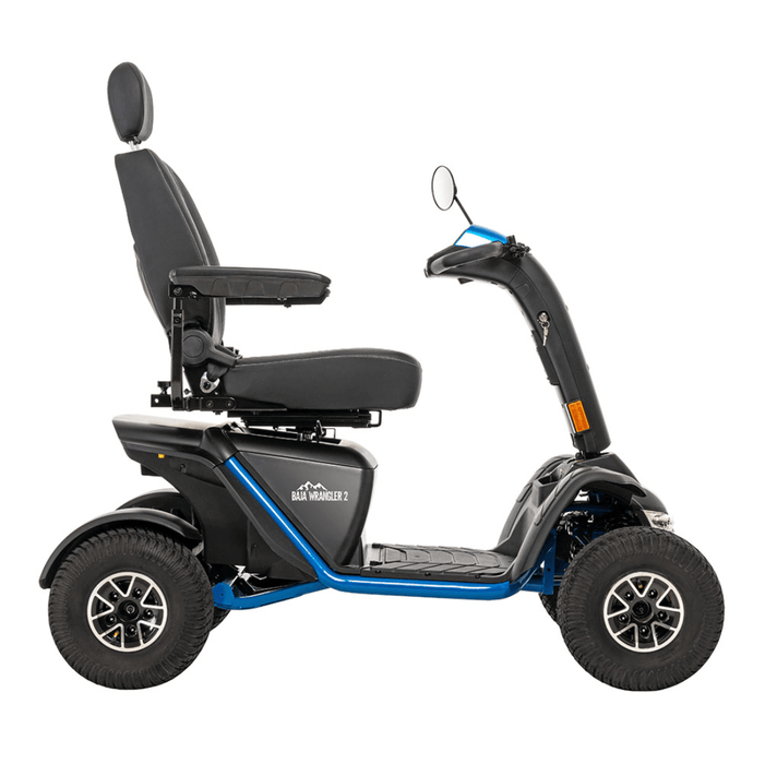 Pride Baja Wrangler 2 Heavy-Duty 4-Wheel Outdoor Mobility Scooter | 26.6 Mile Range | 450lb Capacity