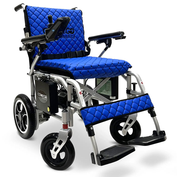 ComfyGO X7 Remote Control Foldable Electric Wheelchair | 265 lb Capacity | 10 Mile Range | 19” Wide Seat