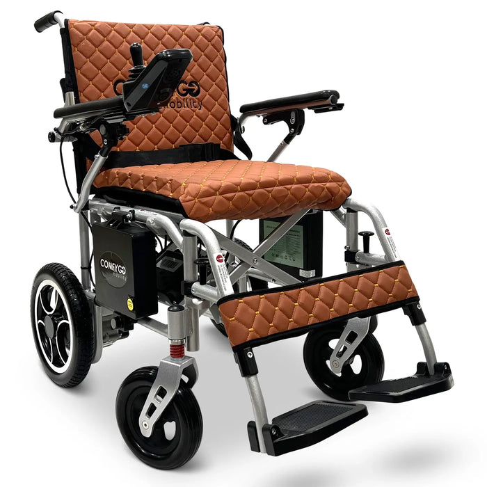 ComfyGO X7 Remote Control Foldable Electric Wheelchair | 265 lb Capacity | 10 Mile Range | 19” Wide Seat