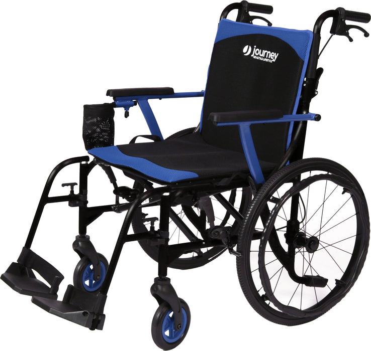 Journey So Lite C2 Ultra Lightweight Wheelchair | 250lb Capacity | Dual Braking System