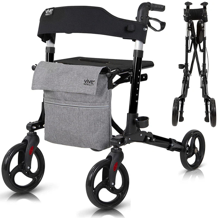 Walker Rollator - Lightweight Foldable Walking Transport