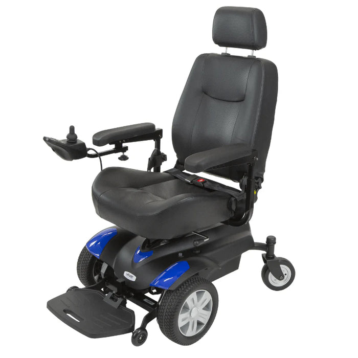 Vive Health Model V Electric Wheelchair | 300lb Capacity | 15 Mile Range | 4 MPH Top Speed