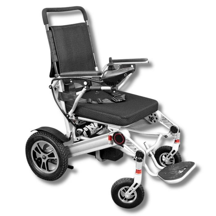 Vive Health Foldable Lightweight Power Wheelchair | Aluminum Frame | 265 lbs Weight Capacity