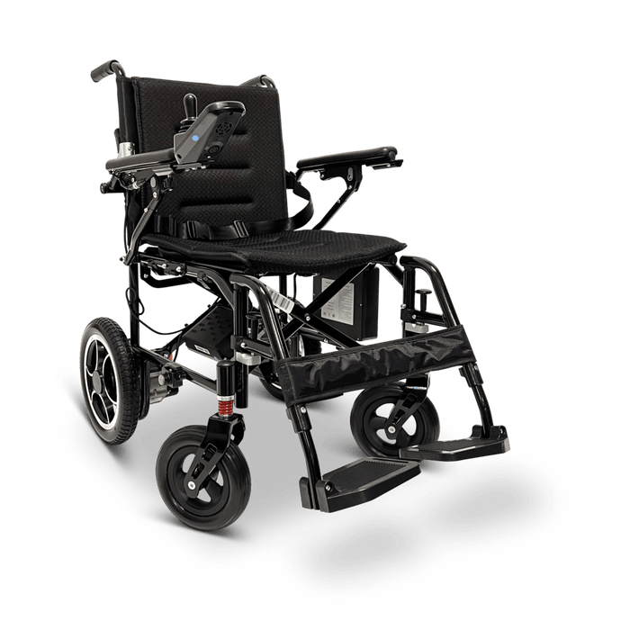 ComfyGO X7 Lightweight Foldable Electric Wheelchair | 265lb Capacity | 19 Mile Range | Airline Approved