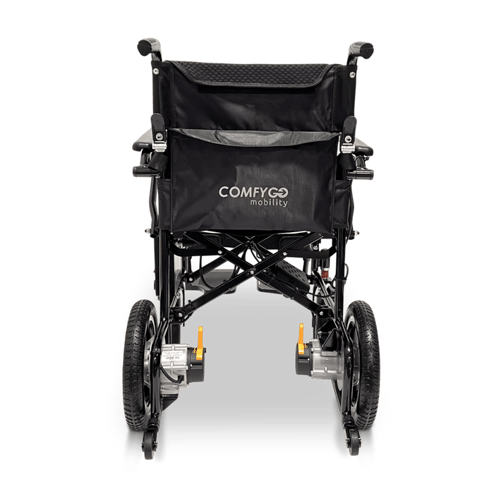 ComfyGO X7 Lightweight Foldable Electric Wheelchair | 265lb Capacity | 19 Mile Range | Airline Approved