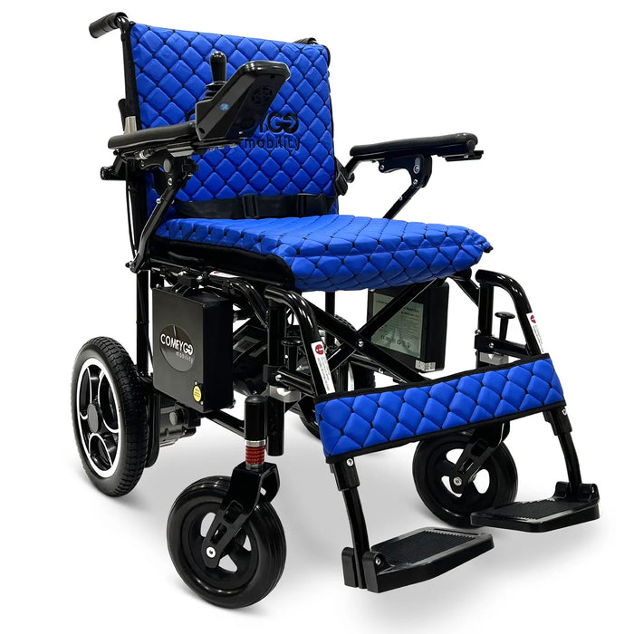 ComfyGO X7 Remote Control Foldable Electric Wheelchair | 265 lb Capacity | 10 Mile Range | 19” Wide Seat