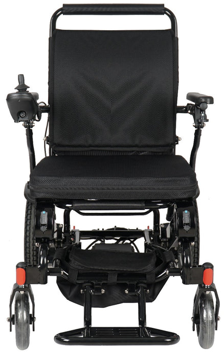 Falcon HD Foldable Electric Wheelchair w/ Reclining Backrest | 400 lb Capacity | 22 Mile Range | 19" Wide Seat