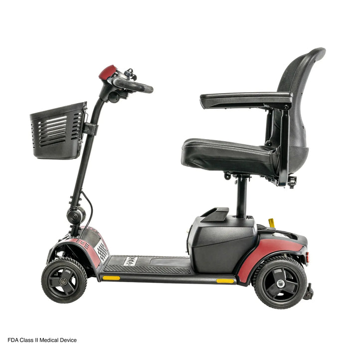 Pride Go-Go Elite Traveller 2 4-Wheel Portable Mobility Scooter | 300 lb Capacity | 13.8 Mile Range