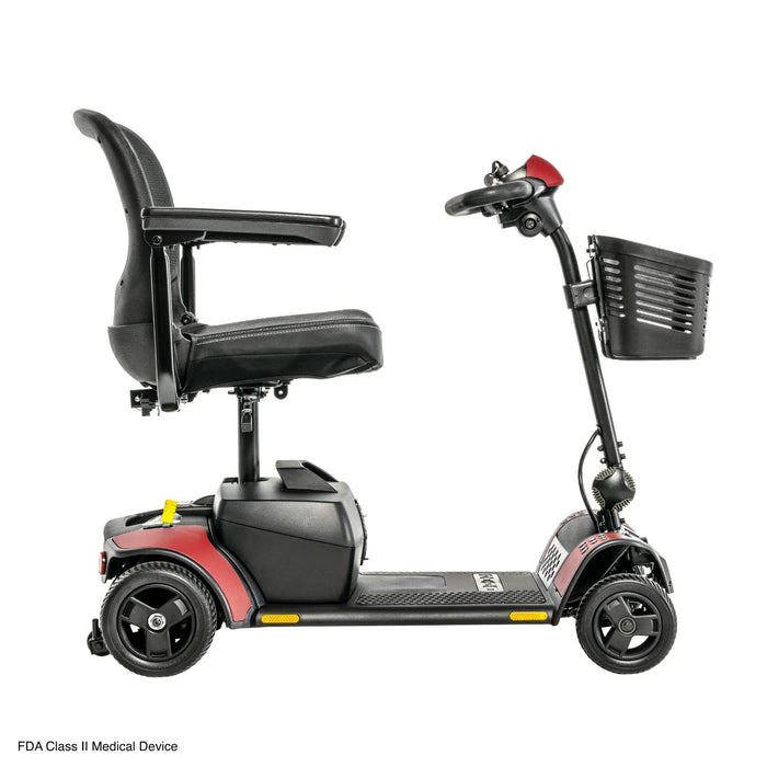 Pride Go-Go Elite Traveller 2 4-Wheel Portable Mobility Scooter | 300 lb Capacity | 13.8 Mile Range