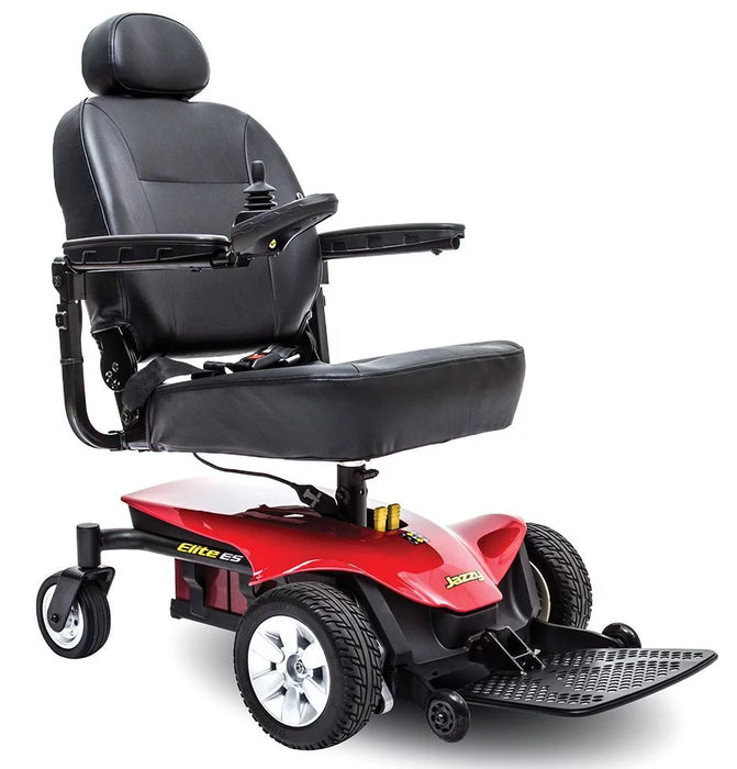 Pride Jazzy Elite ES Front-Wheel Power Wheelchair | 300 lb Capacity | 15 Mile Range | 20” Wide Seat