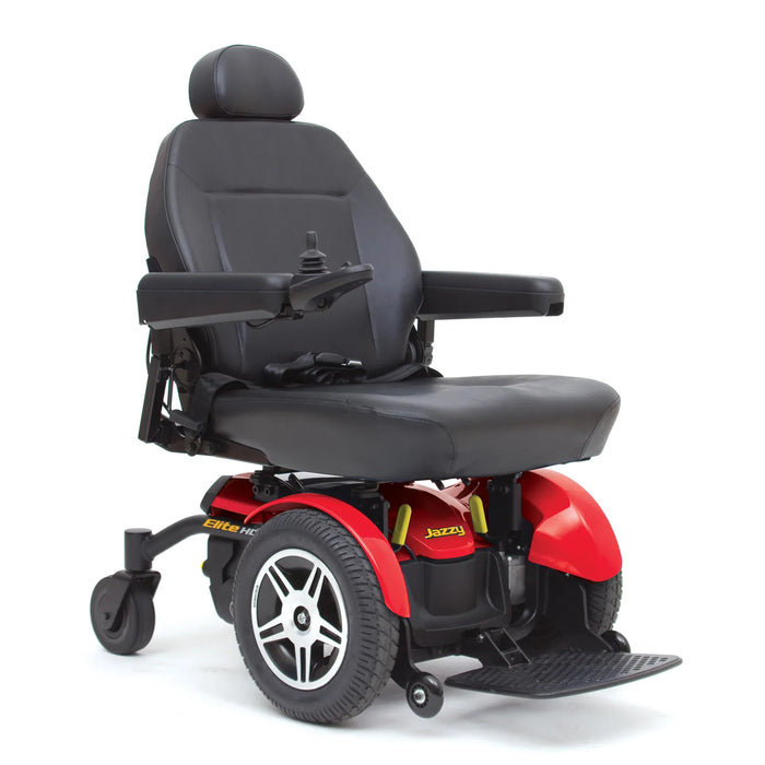 Pride Jazzy Elite HD Heavy-Duty / All-Terrain Power Wheelchair | 450lb Capacity | 4 MPH Speed | 14.4 Mile Range