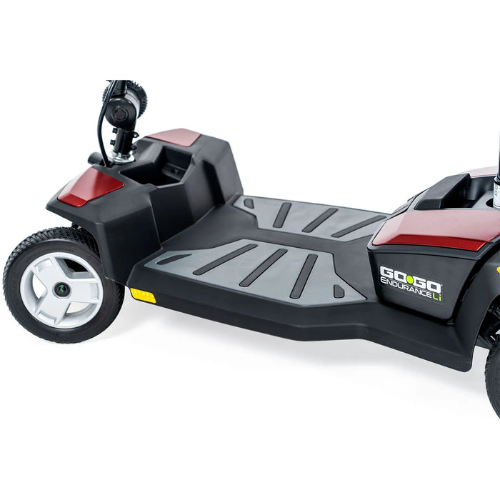 Pride Go Go Endurance Li 4-Wheel Travel Mobility Scooter | 325lb Capacity | 14.4 Mile Range