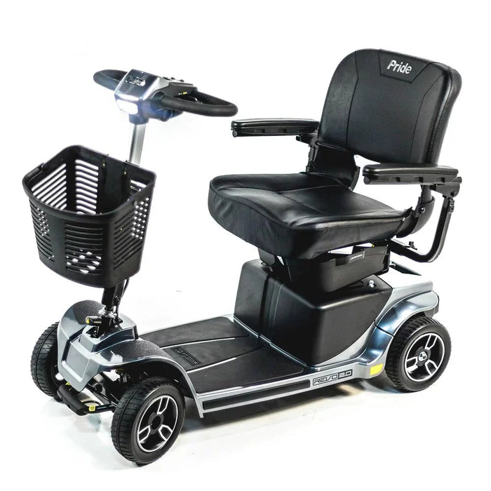 Pride Revo 2.0 4-Wheel Mobility Scooter w/ CTS Suspension | 400lb Capacity | 17.8 Mile Range | 5.2 MPH Speed