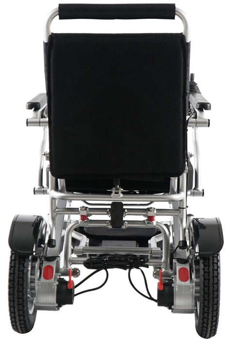 Falcon HD Foldable Electric Wheelchair w/ Reclining Backrest | 400 lb Capacity | 22 Mile Range | 19" Wide Seat