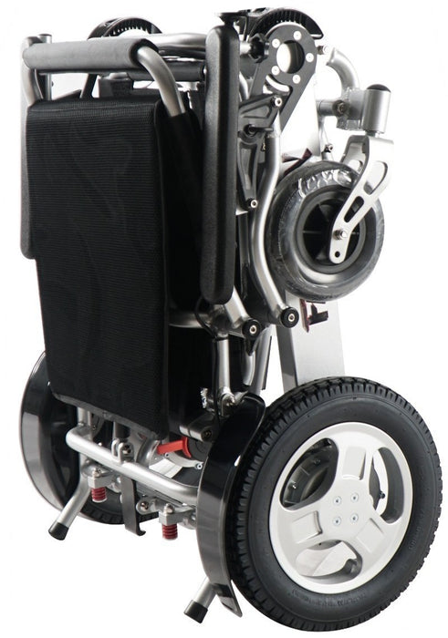 Falcon HD Foldable Electric Wheelchair w/ Reclining Backrest | 400 lb Capacity | 22 Mile Range | 19" Wide Seat